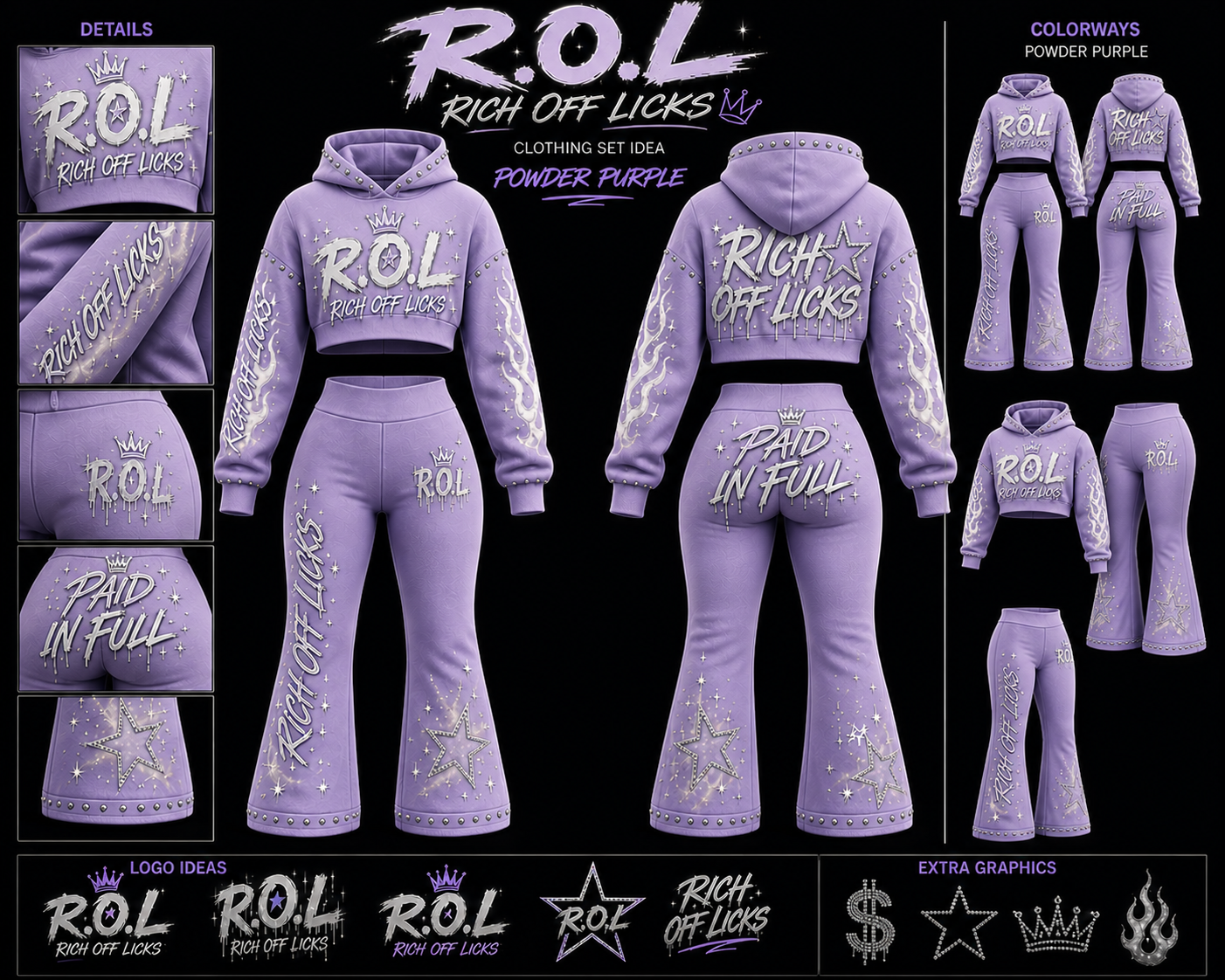 Powder Purple🦄💜 “Royal Paid”